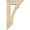 Ekena Millwork Imperial Traditional Rough Sawn Bracket w/ Offset Brace, Douglas Fir, 6"W x 16"D x 28"H BKT0604X16X28IMP01RDF - alternate 3